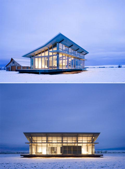 Glass Farmhouse Small Scale Modernism Small Houses Glass Farmhouse Small Scale Modernism Small Houses