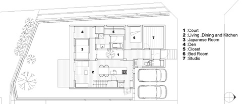 small prefab home niu plan 1 - Niu House: an inhabitable prefab composition