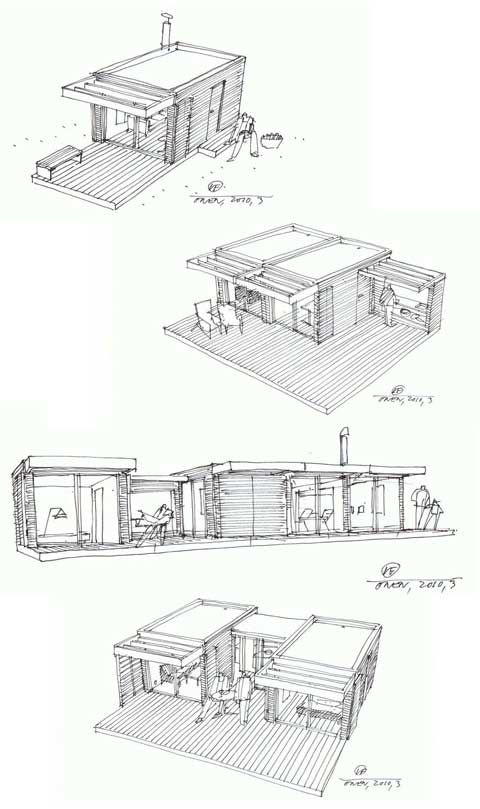 small prefab house plans o - Small Prefab: Mini House One +