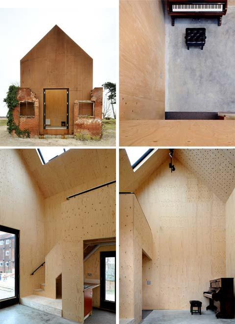 small prefab studio dc 6 - Dovecote Studio: a prefab ruin