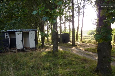 small shepherds huts 5 - Small Shepherd’s huts in East Sussex