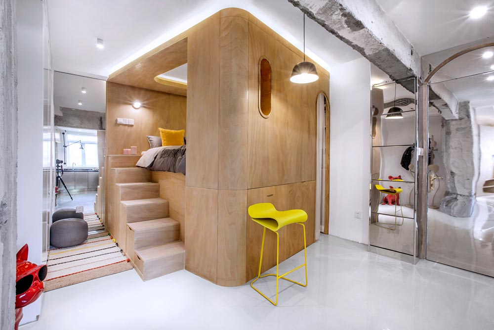 small space apartment design cube td - 10° home