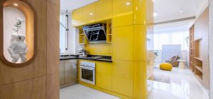 small space apartment design yellow kitchen td 300x140 - 10° home