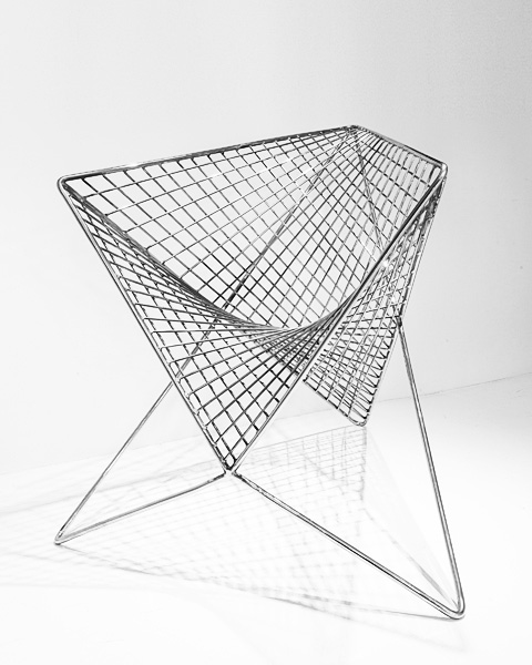 Parabola Chair: straight curves steel-chair-parabola-5