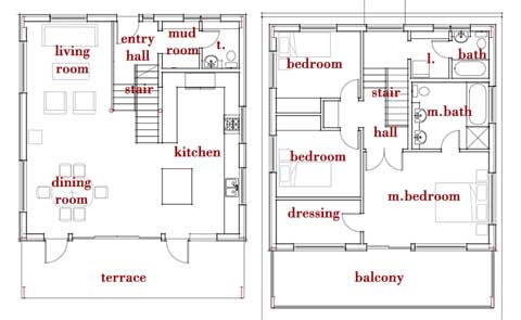 steel prefab home plan allen2 - Allen Residence: Steel Prefab Home