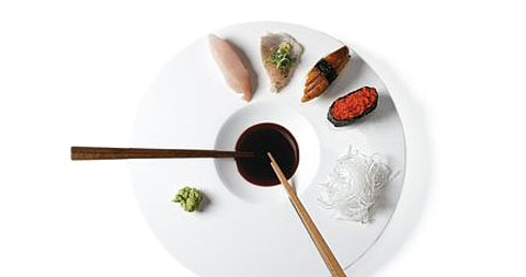 sushi plate dip - Modern Dip Sushi Plate