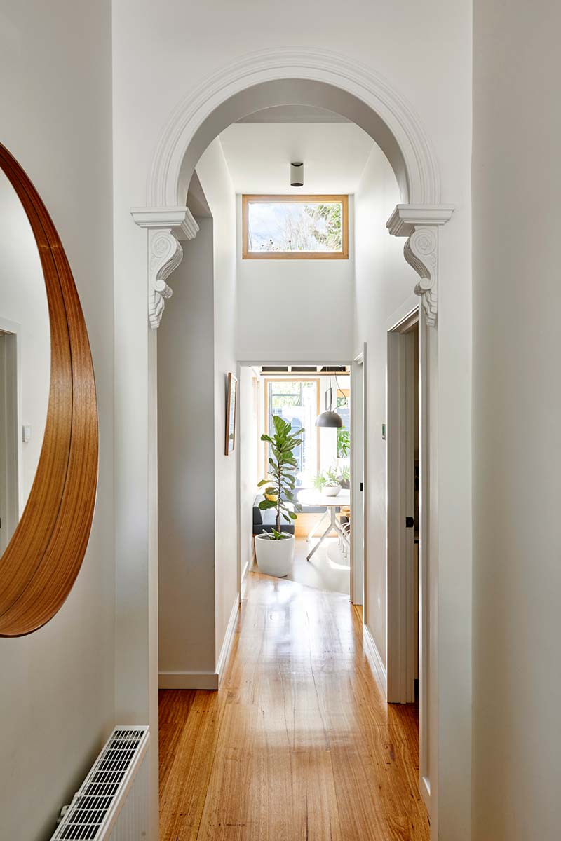 sustainable cottage entry design - Melbourne Vernacular