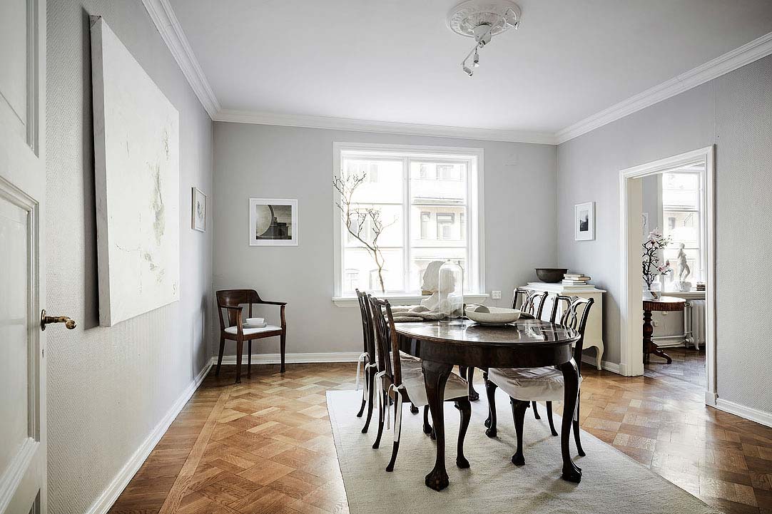 swedish apartment design 8 - Charming 20th Century Apartment