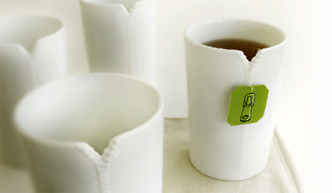 tea cup set zipper - Zipper Cups