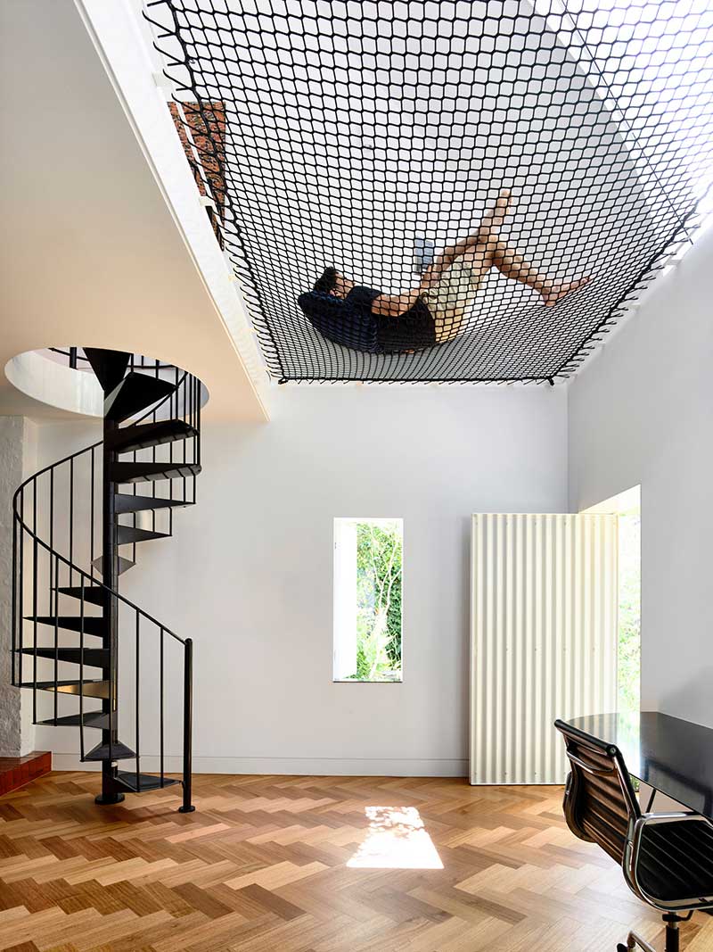 terrace house extension mezzanine ama - King Bill Residence