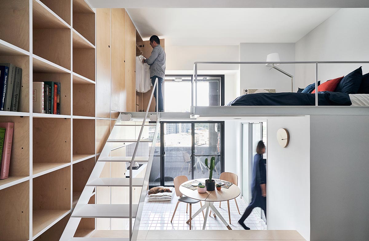 Extra Small 33 Sqm Apartment Design Smart Stylish Living In Taipei