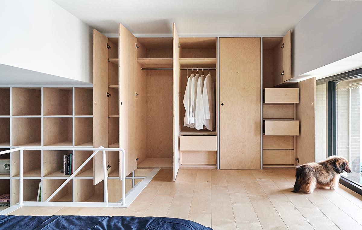 tiny apartment design storage - Tiny XS House Border