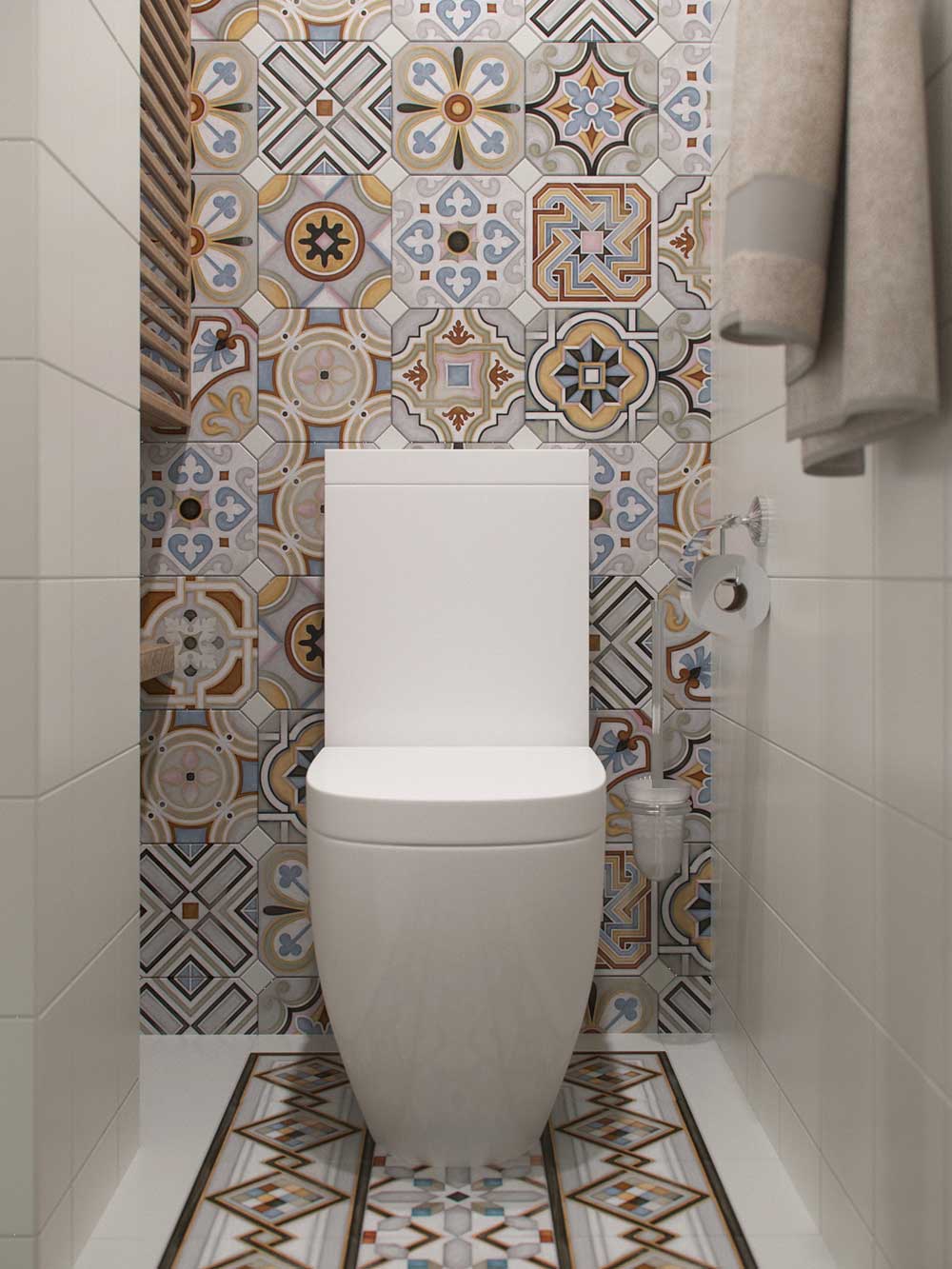 tiny apartment tile design jl - Amur Tiny Apartment Design