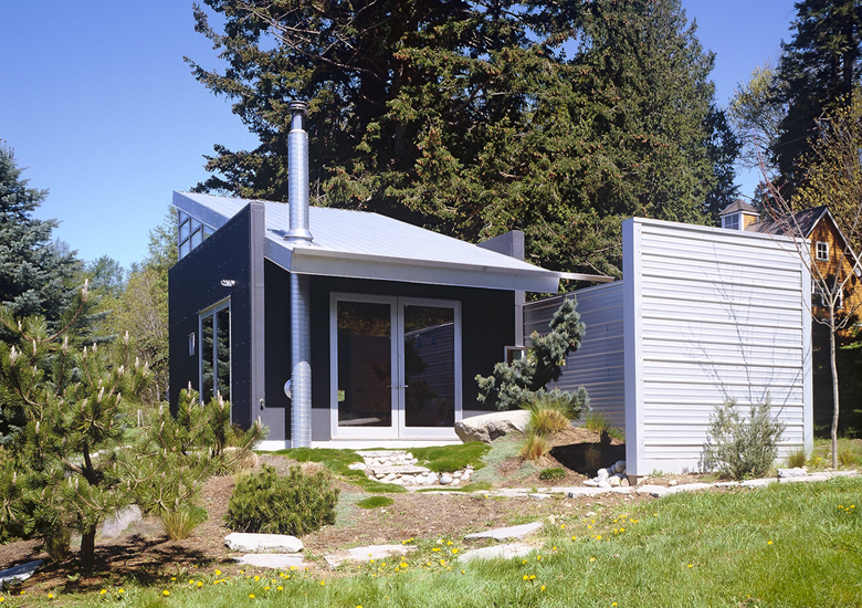 tiny cabin camano1 - C3 Cabin: A Tiny Modern Retreat