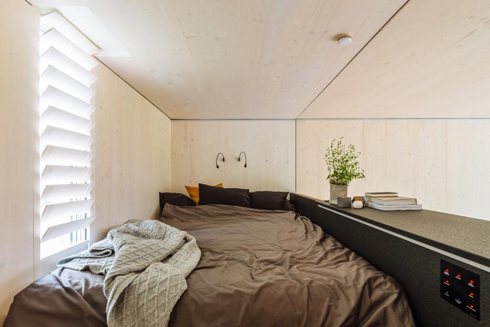 tiny prefab cabin loft bedroom koda - Koda Tiny Prefab Home