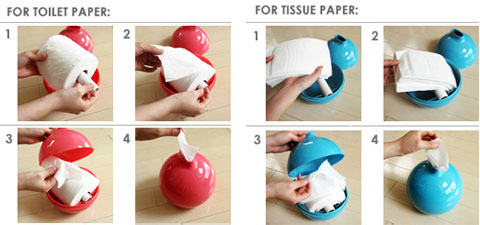 tissue dispenser pot 2 - Paper Pot Dispenser
