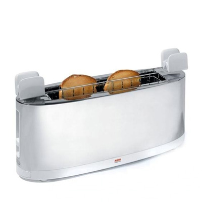 toaster bun warmer alessi 2 - Alessi Toaster with Bun Warmer: Grab It While It's Hot