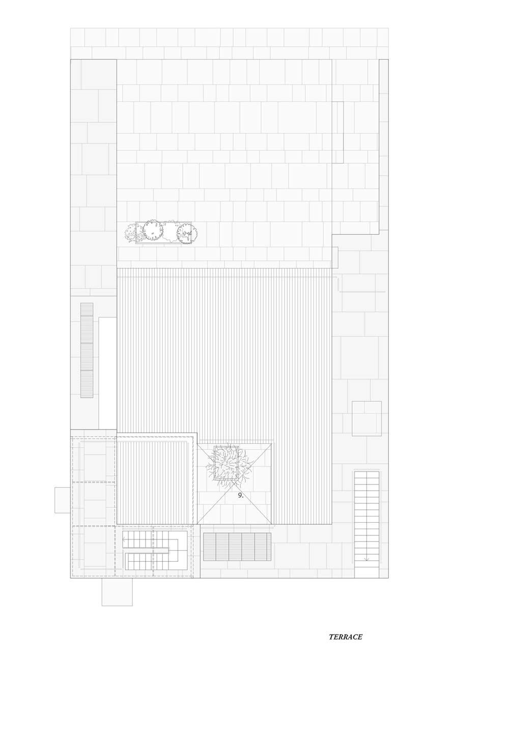 towering home courtyard plan hs4 - The Courtowers