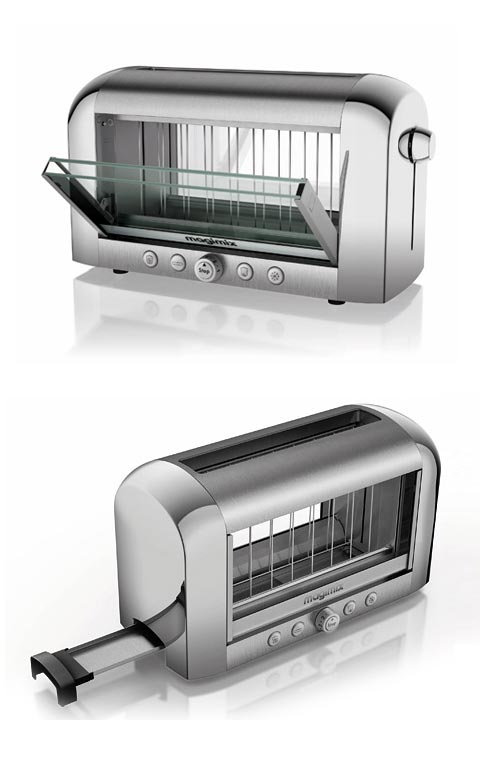 Transparent Toaster For Those Who Like to Watch