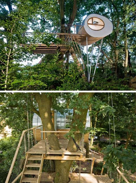 treehouse design djuren 6 - Djuren treehouse: A nest for the whole family