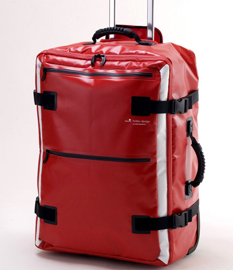 trolley-suitcase-red-tarpaulin