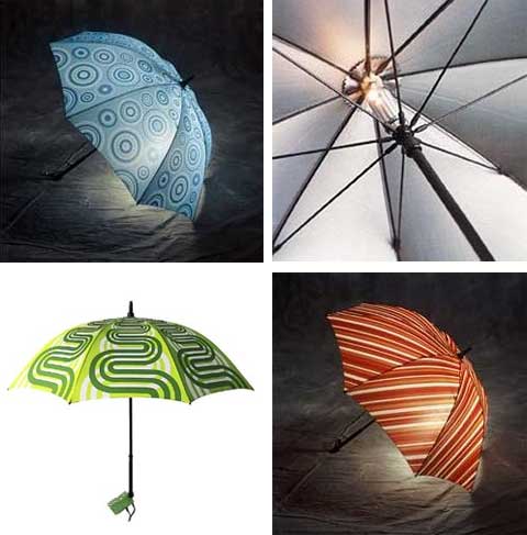 umbrella light - Lighted Umbrella: Light Rain Forecast