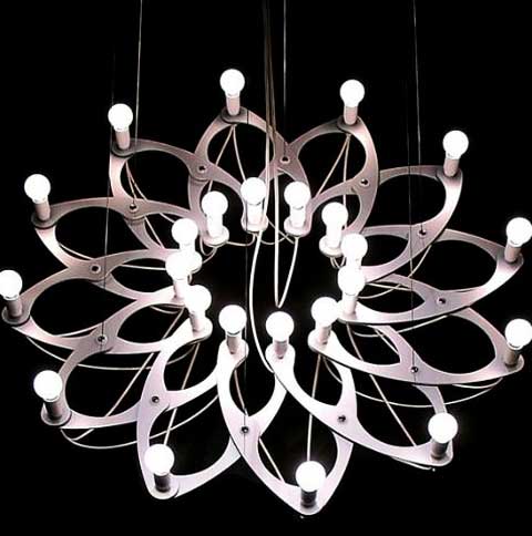 unique chandelier ornametrica3 - Ornametrica: A Chandelier That Changes To Fit Your Mood