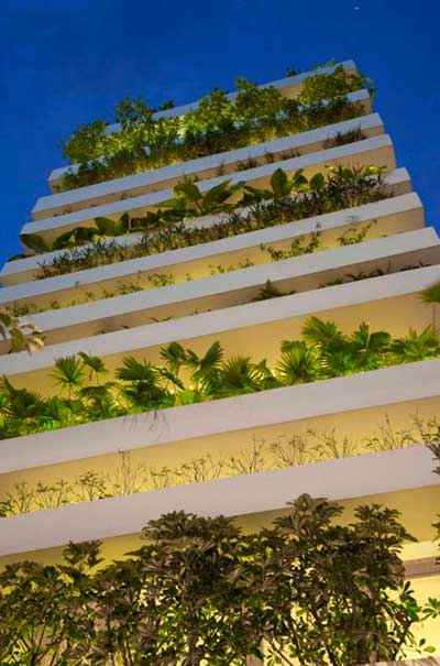 vertical garden house vtn 10 - stacking green: living behind a vertical garden