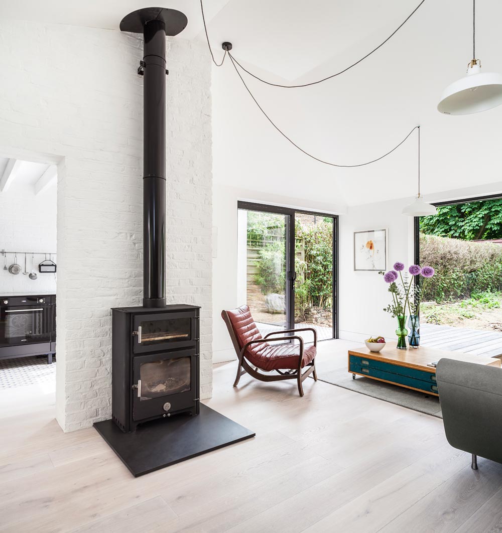 victorian house extension living km - Pages Lane