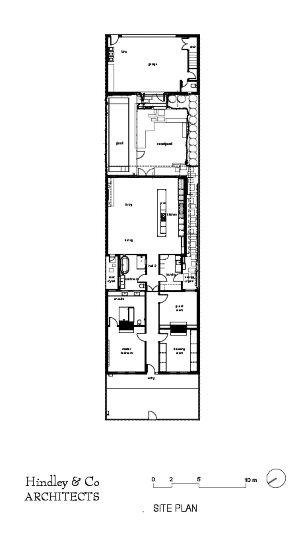 victorian terrace house design plan hc - Albert Park House