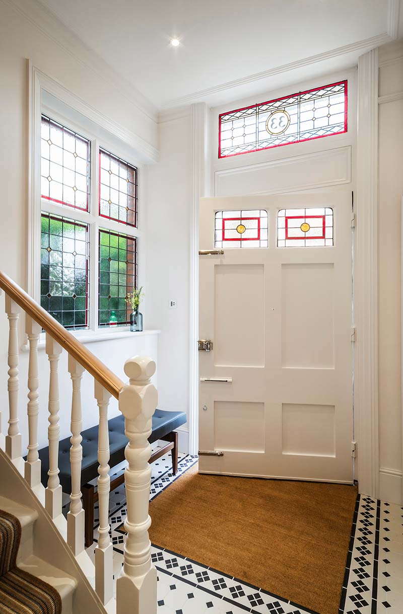 victorian townhouse entry design lli - Highgate Victorian Townhouse