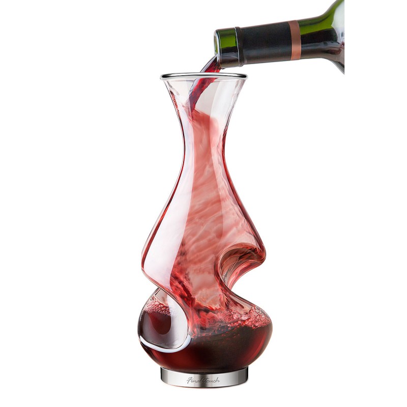 wine decanter twist 800x800 - Twist Decanter: Watching Wine Pour