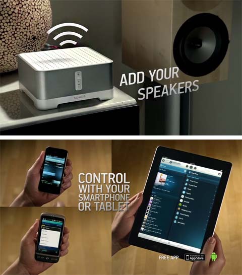 wireless music sonos - Connect Amp: Wireless HiFi System for Speakers