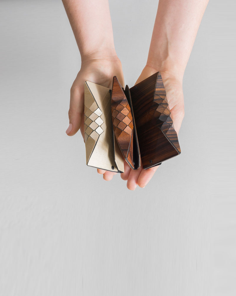 wooden handbag tm4 - Tesler Mendelovitch wood creations