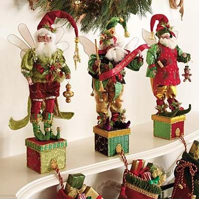 Christmas Fairies Stocking Holders: Magical Creatures Christmas Fairies Stocking Holders: Magical Creatures