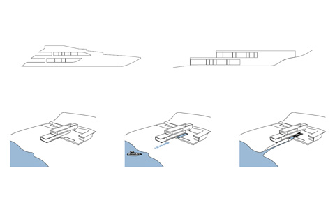 yacht house design plan - Yacht House: your own private marina